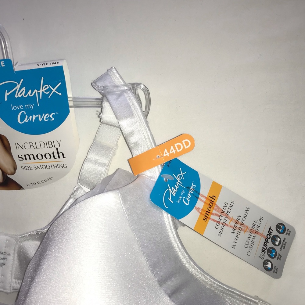 Playtex Love My Curves White Bra - Picture 3 of 7